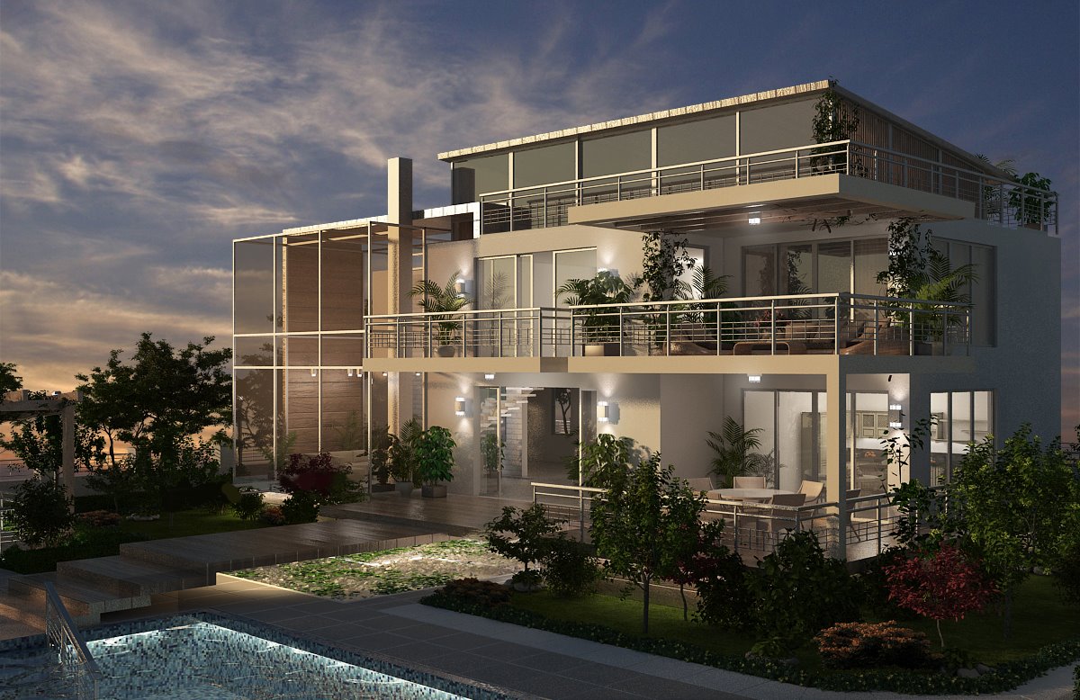 Проект на модерна къща